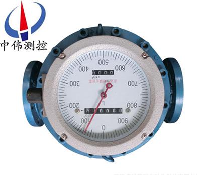 Pointer type double rotor flowmeter